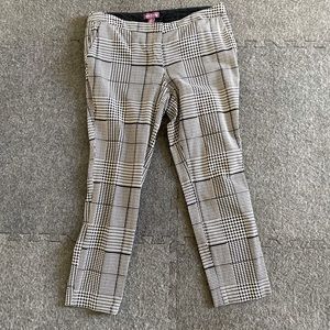 Houndstooth Size 10 Black White Professional Dress Pants